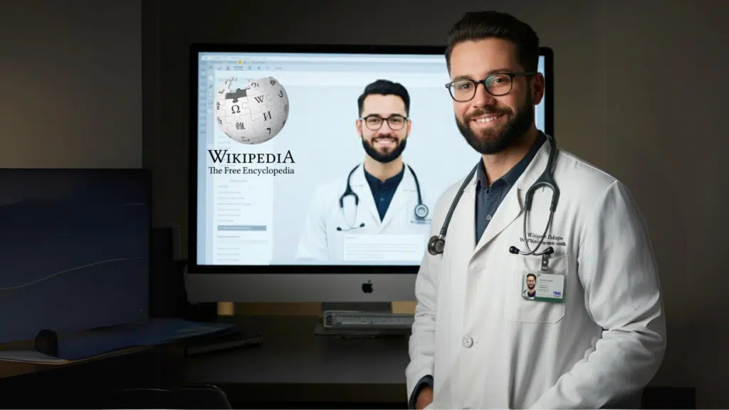 Wikipedia Page for doctors - صفحة ويكيبيديا باسمي