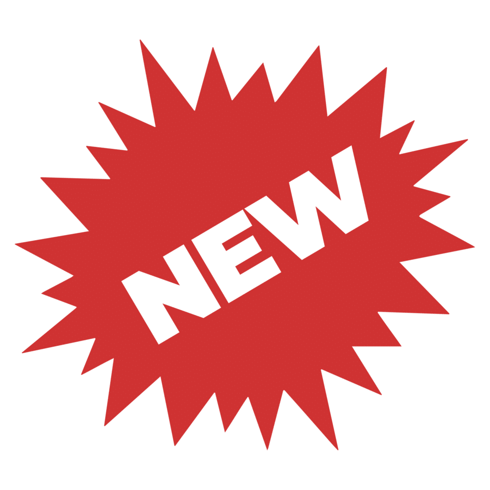 new sticker label on transparent background free png